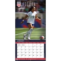 US Women's Soccer Team 2026 Wall Calendar