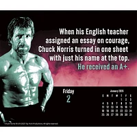 Chuck Norris 2026 Box Calendar