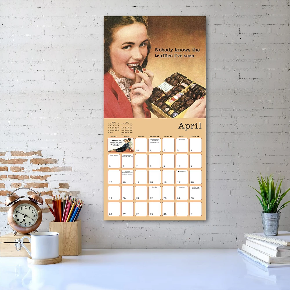 B Word 2026 Wall Calendar
