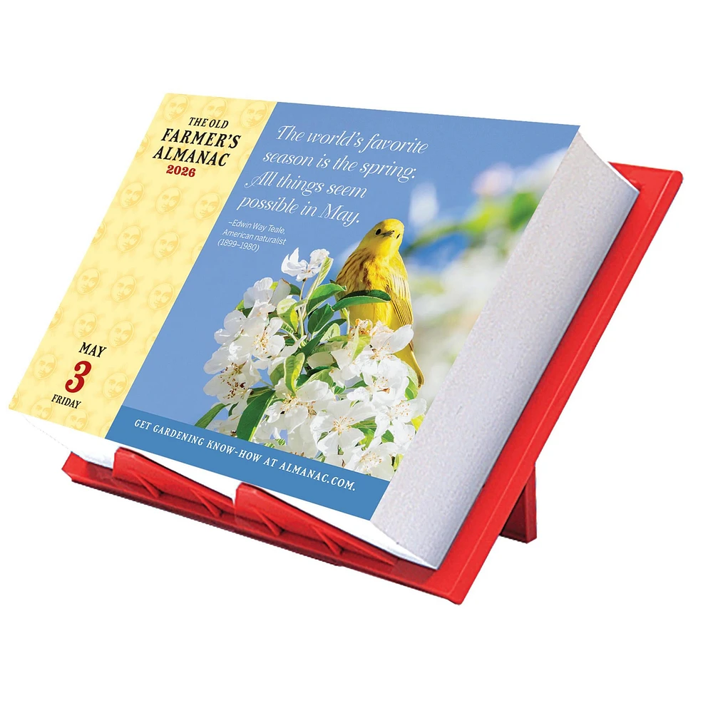 Old Farmers Almanac Everyday 2026 Box Calendar