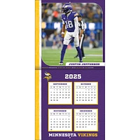NFL  Justin Jefferson Minnesota Vikings 2026 Wall Calendar