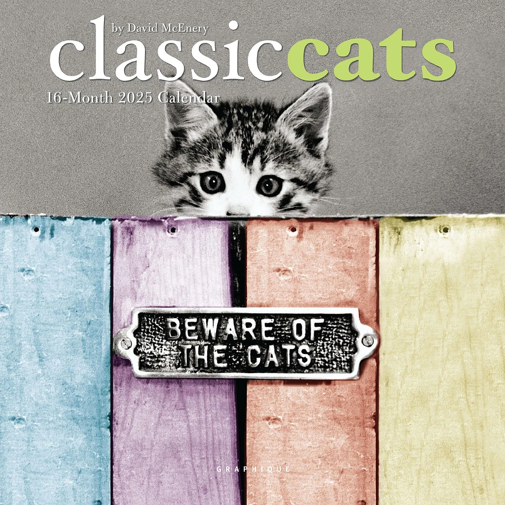 Classic Cats Mini 2025 Calendar