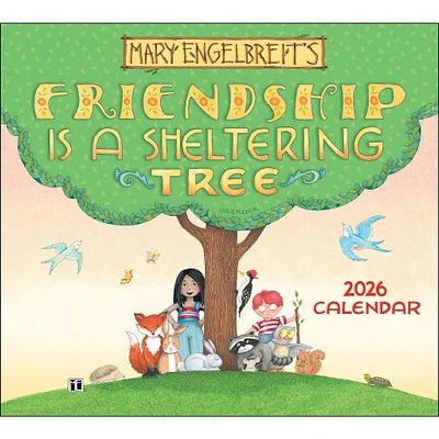Mary Engelbreits Friendship Is A Sheltering Tree Deluxe 2026 Wall Calendar