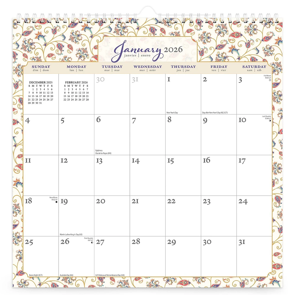 Tuscan Delight 2026 Wall Calendar - Online Exclusive