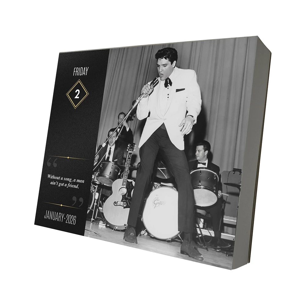 Elvis Presley 2026 Box Calendar