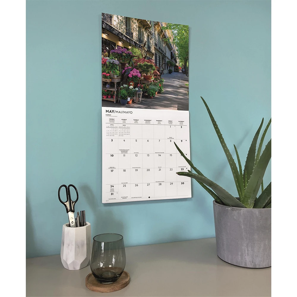 Parisian Lifestyle 2026 Wall Calendar