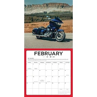 Harley Davidson Wall   2026 Calendar