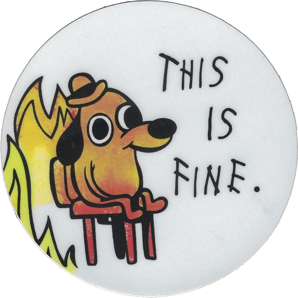 This is Fine Vinyl Sticker