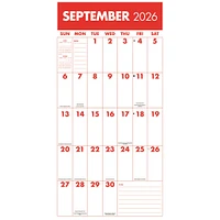 Mega Grid 2026 Wall Calendar