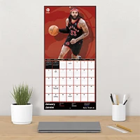 NBA Toronto Raptors Bilingual Wall 2025 Calendar