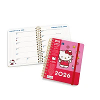 Hello Kitty Playful Pink Deluxe 2026 Planner Calendar