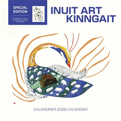 Inuit Art Cape Dorset 2026 Special Edition Wall Calendar with Print