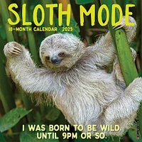 Sloth Mode Wall 2025 Calendar - Online Exclusive