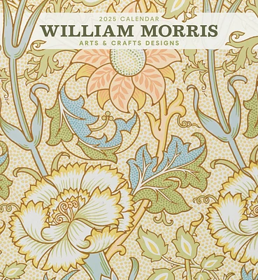 William Morris Arts Crafts Designs Wall 2025 Calendar