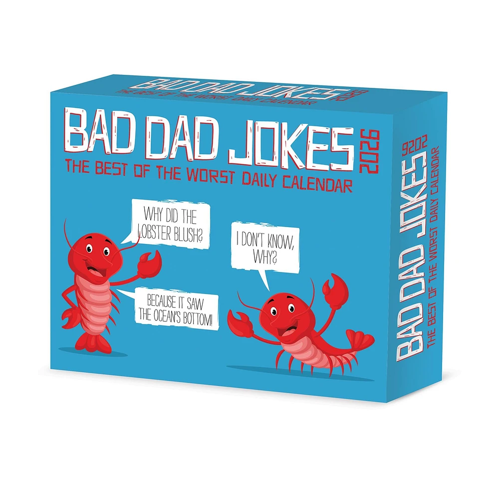 Bad Dad Jokes 2026 Box Calendar