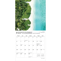 Iles Tropicales 2026 Wall Calendar (French)