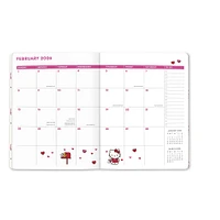 Hello Kitty Playful Pink Just Right 2025-2026 Monthly Planner Calendar - Online Exclusive