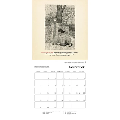 Edward Gorey Mini 2025 Calendar