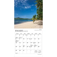 Iles Tropicales 2026 Mini Calendar (French)