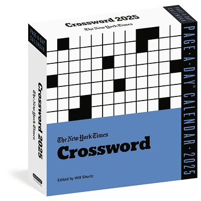 New York Times Daily Crossword Box 2025 Calendar