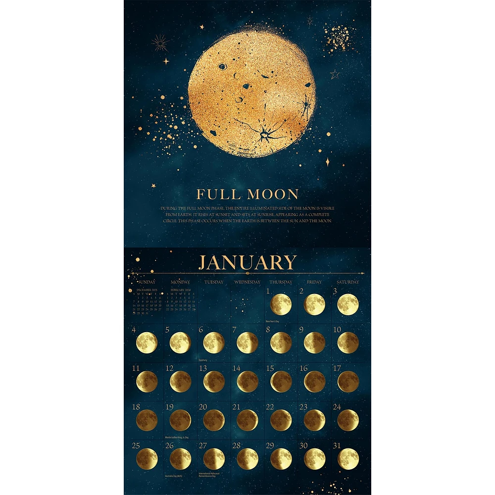 Moon Magic 2026 Wall Calendar - Online Exclusive