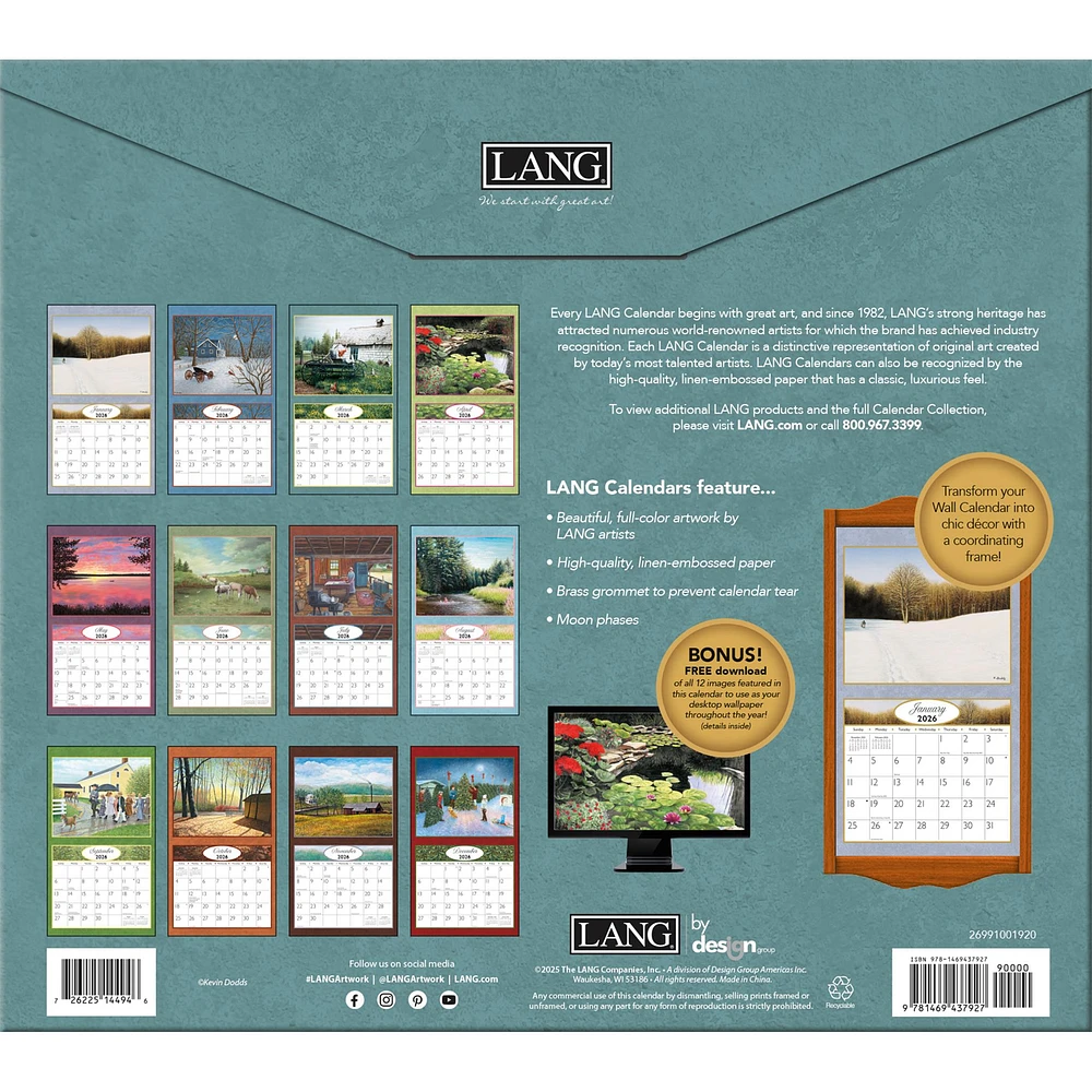 Journey Home 2026 Deluxe Wall Calendar - Online Exclusive