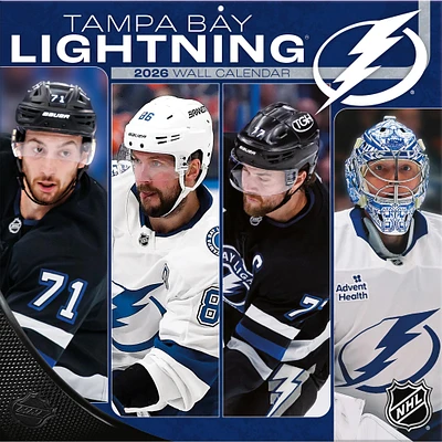 NHL Tampa Bay Lightning 2026 Wall Calendar - Online Exclusive