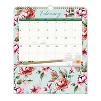 Bella Flora Pockets Plus 2026 Wall Calendar