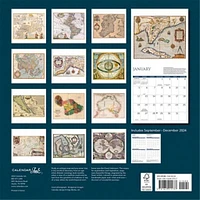 Antique Maps Wall 2025 Calendar