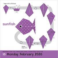 Origami 2026 Box Calendar