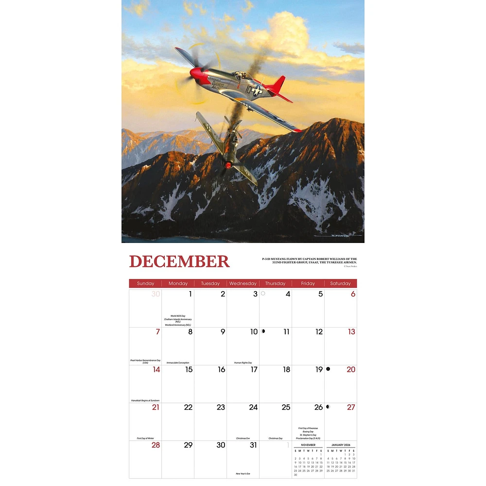 Aircraft Classic Wall Calendar