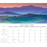 Italy Panoramic 2026 Slim Calendar