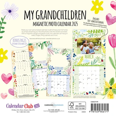 My Grandchildren Photo Magnetic Mini 2025 Calendar