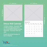 Canadian Geographic Northern Lights 2026 Wall Calendar