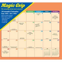Rainbow Jumbo Magic Grip 2025-2026 Wall Calendar