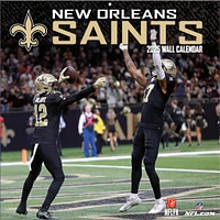 NFL New Orleans Saints Wall 2025 Calendar