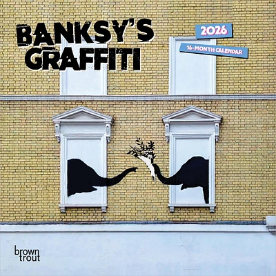 Banksys Graffiti 2026 Mini Calendar - Online Exclusive