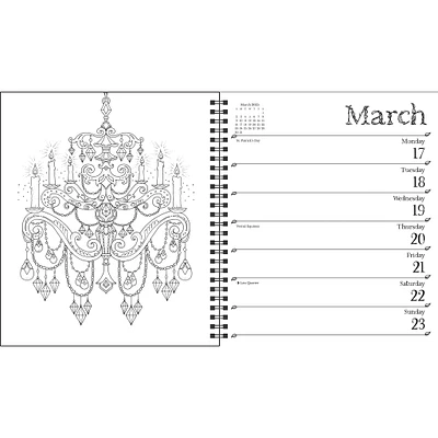 Johanna Basford Coloring Engagement 2025 Calendar