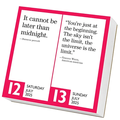 Keep Calm And Carry On Box 2025 Calendar