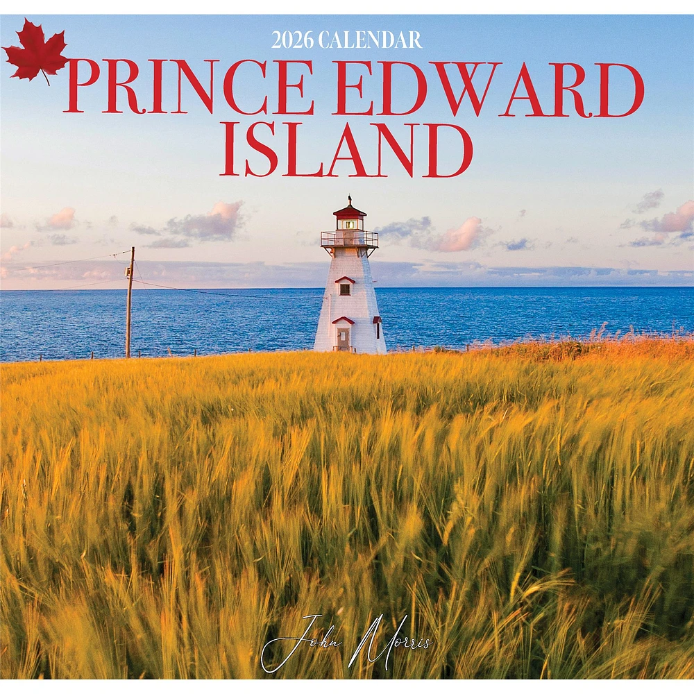 Prince Edward Island 2026 Wall Calendar