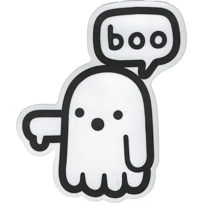 Boo Vinyl Sticker - FINAL SALE