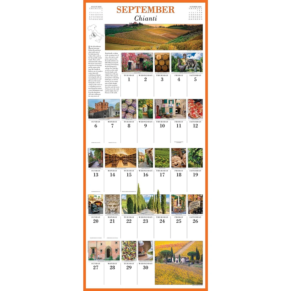 Italy 365 2026 Wall Calendar