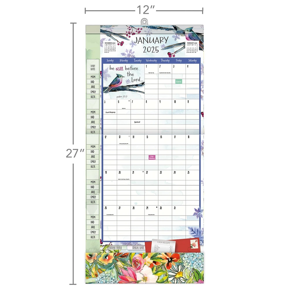 Multiple Blessings Plan It Wall 2025 Calendar - Online Exclusive