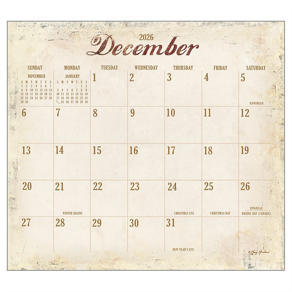Heartland 2026 Deluxe Wall Calendar - Online Exclusive
