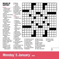 Mensa 10 Minute Crossword Puzzles 2026 Box Calendar
