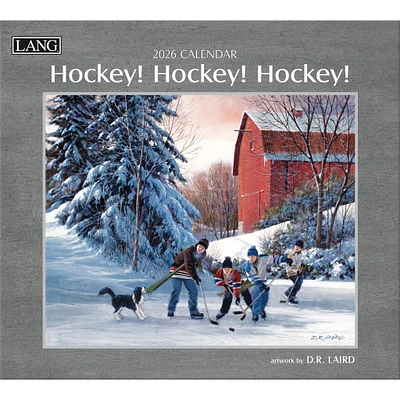 Hockey Hockey Hockey 2026 Wall Calendar
