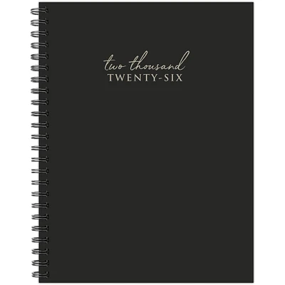 Contemporary Black 2026 Weekly Planner Calendar