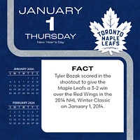 NHL Toronto Maple Leafs 2026 Box Calendar