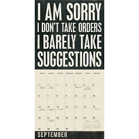Words To Live By 2026 Wall Calendar