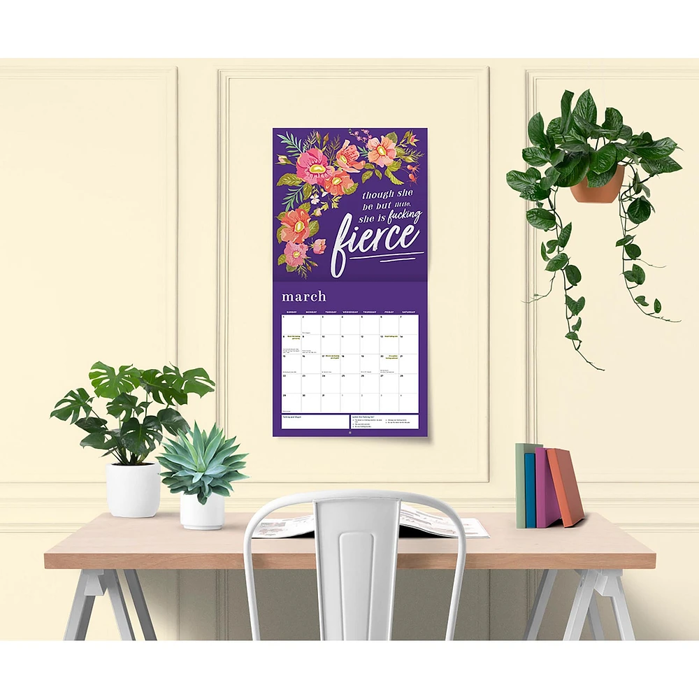 She Believed She Could So She Fucking Did 2026 Wall Calendar - Online Exclusive